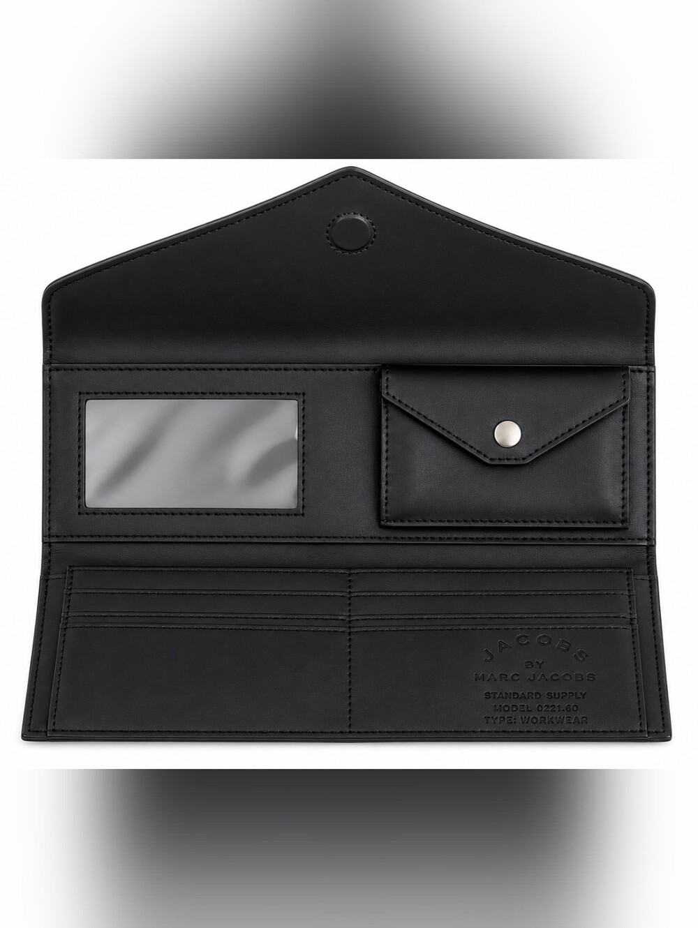 Marc Jacobs Black Patent Leather Wallet NEVER WORN!